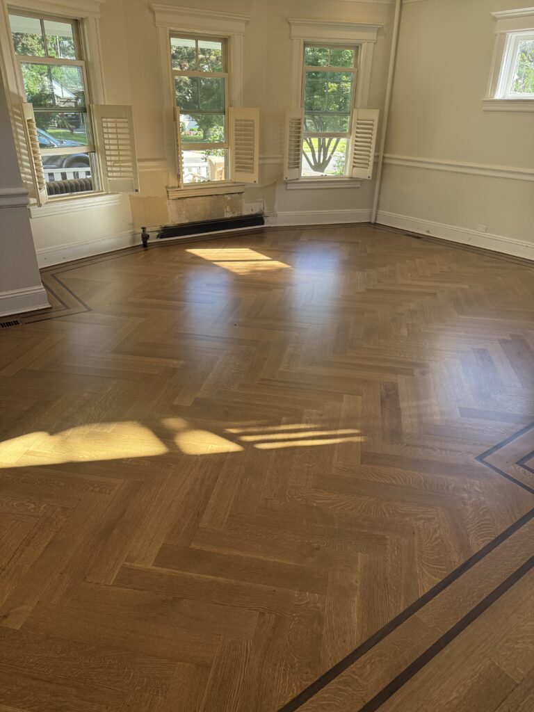 Wood Flooring in Sunlit Room